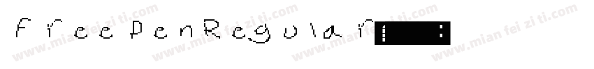 Free Pen Regular字体转换